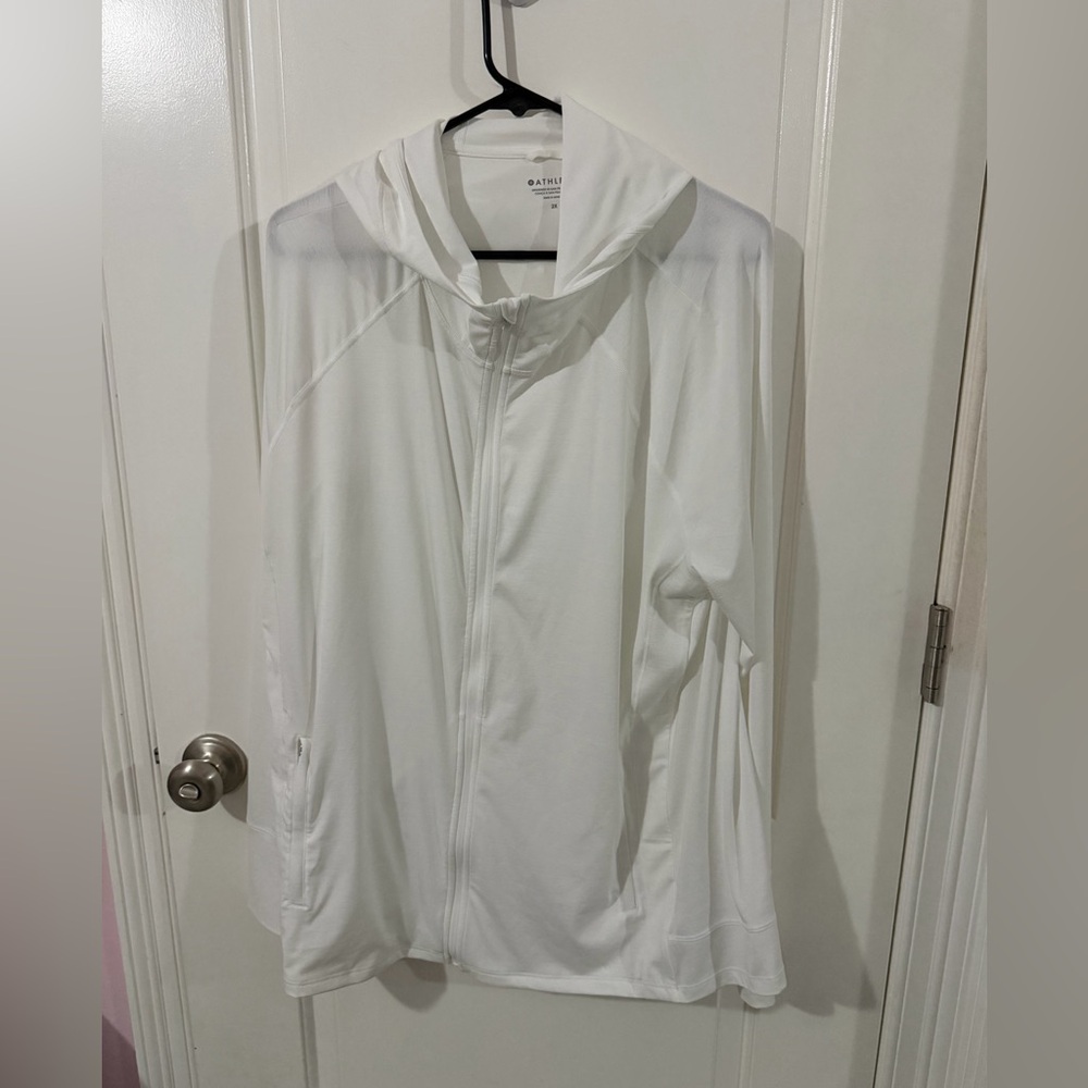 Athleta Pacifica Illume UPF Relaxed Jacket - White - Picture 2 of 9